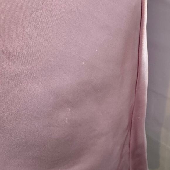 Bali Studio Collection Pink Satin Lace Slip Dress Nightgown Size L - Picture 8 of 11